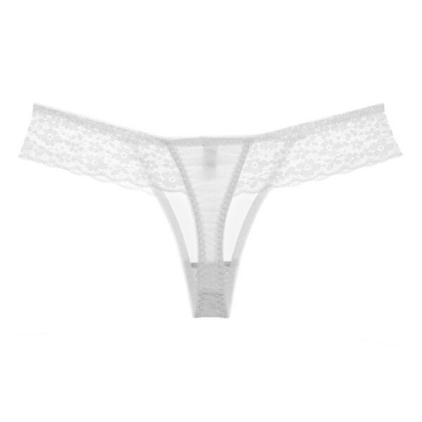 Lace Band Cotton Thong Panties - Image 17
